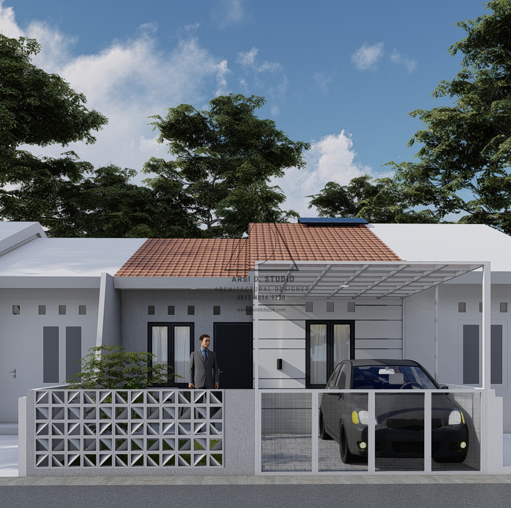 pagar minimalis di dunia desain
