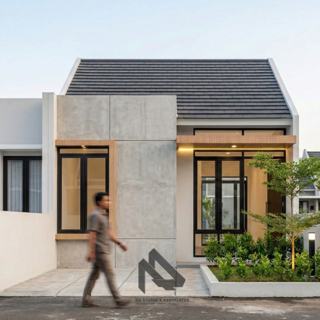 Desain Rumah Japandi 1 Lantai 5x12