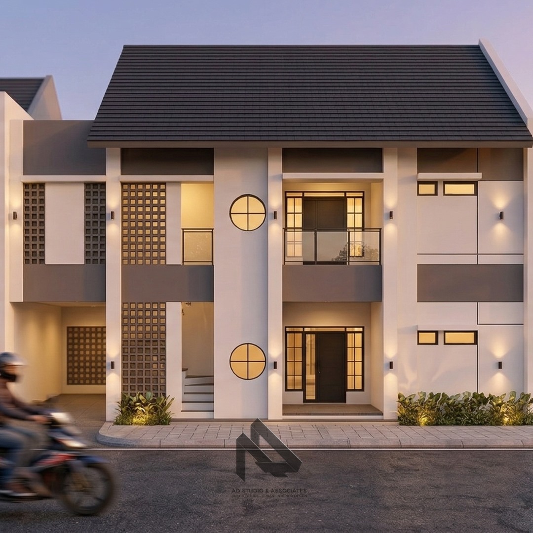 RUMAH TINGGAL 2 LANTAI DI LAHAN 8X15 METER