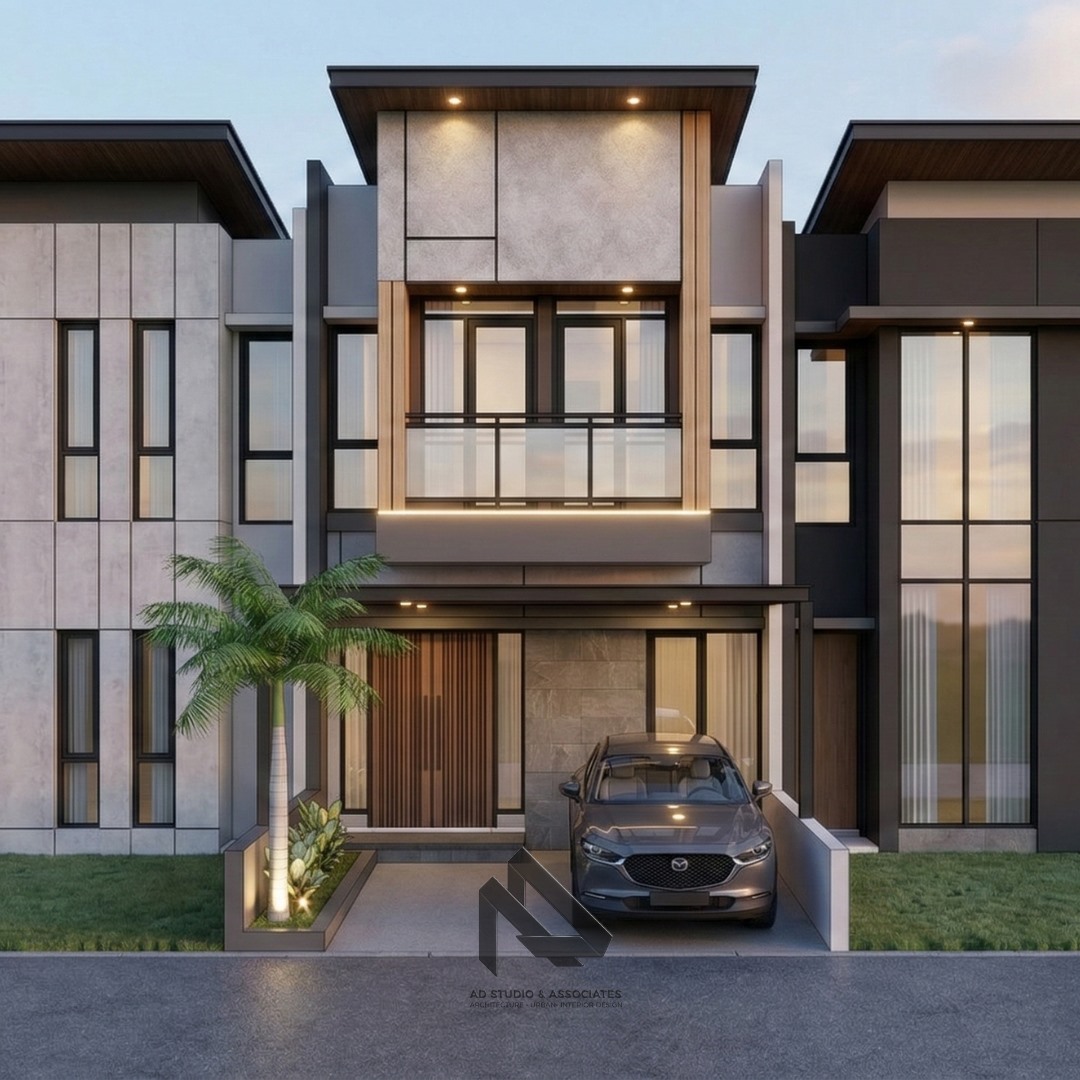 RUMAH TINGGAL MODERN DENGAN JASA ARSITEK DEPOK