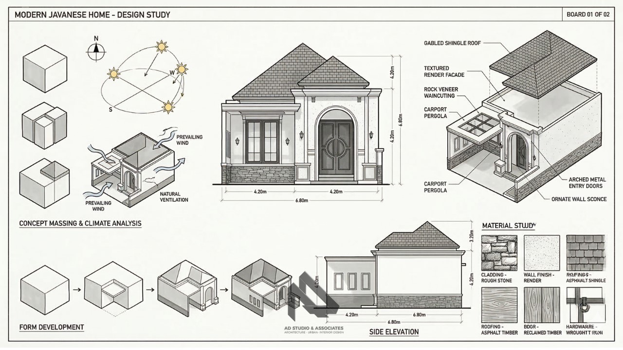 Rumah Modern Klasik 6.5x11