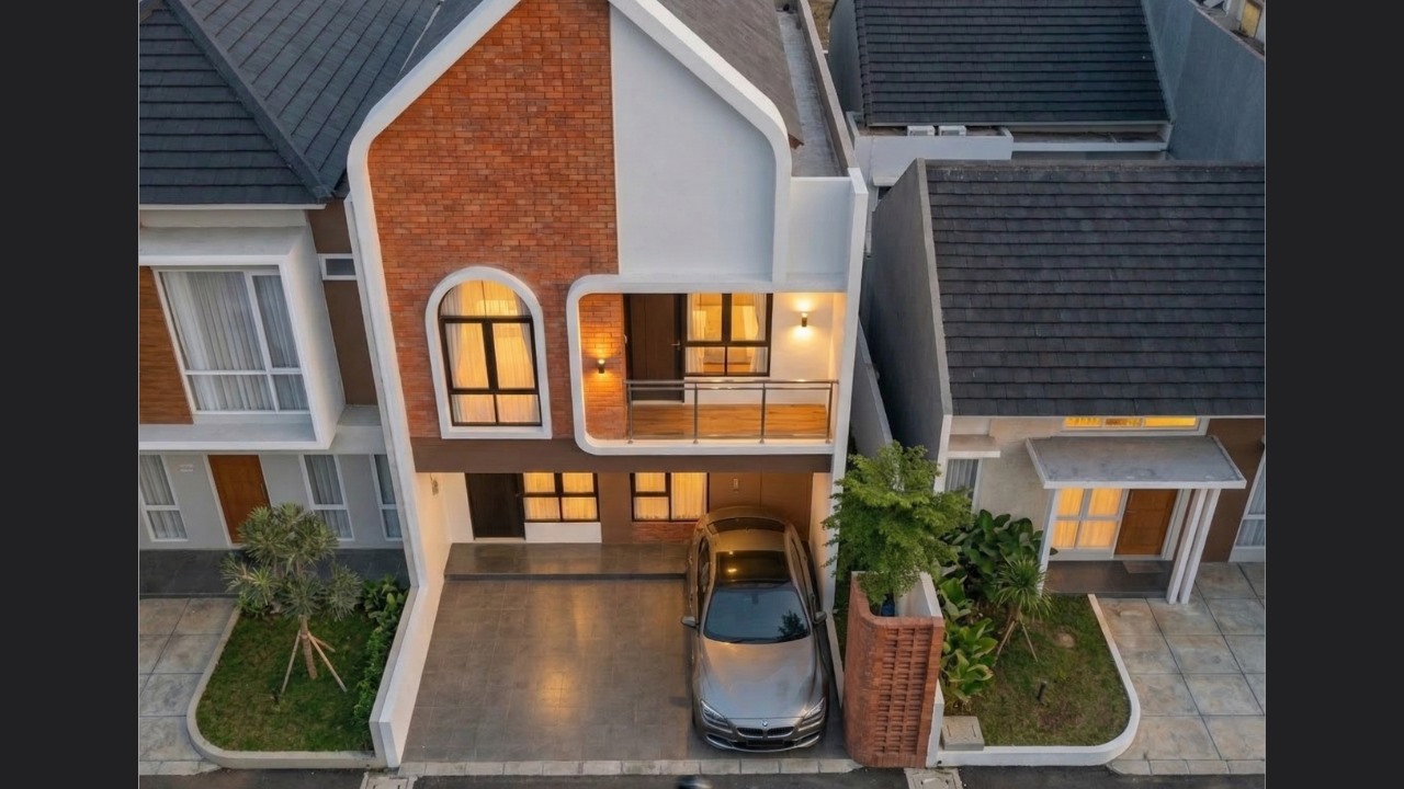 Rumah Modern 2 Lantai Ukuran 7x10 (1)