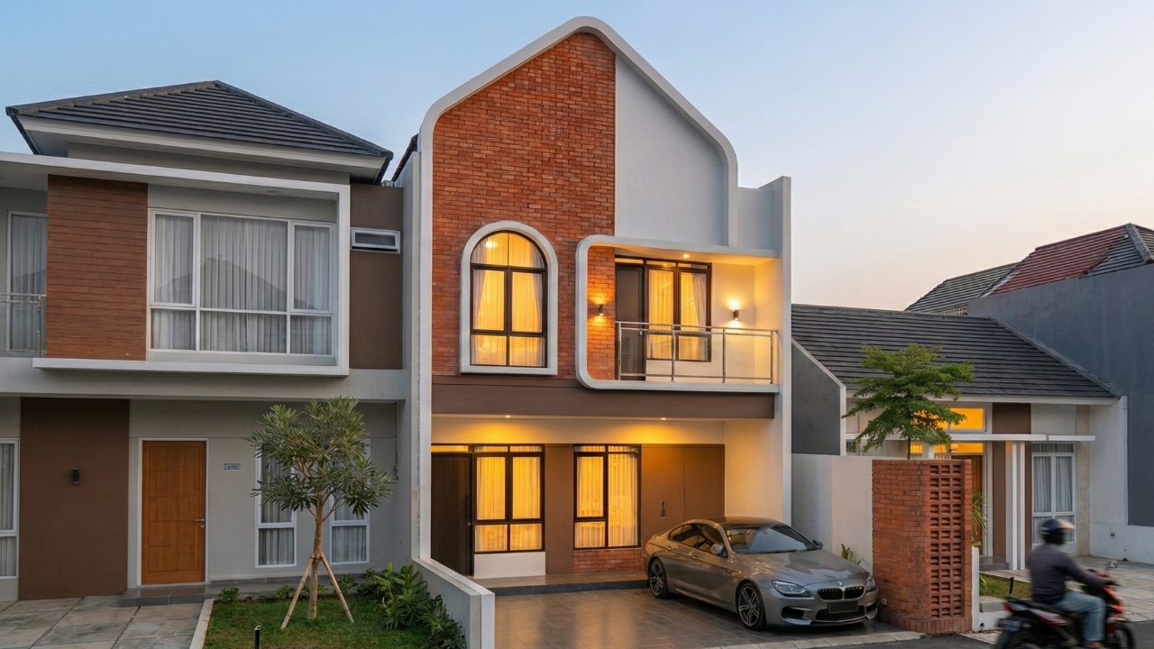 Rumah Modern 2 Lantai Ukuran 7x10 (5)