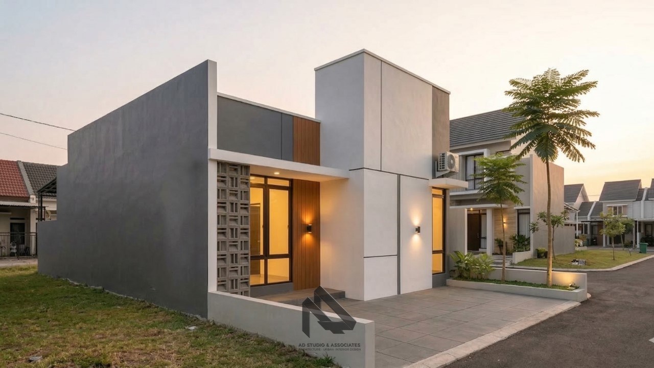 Rumah modern 6.5x9.8