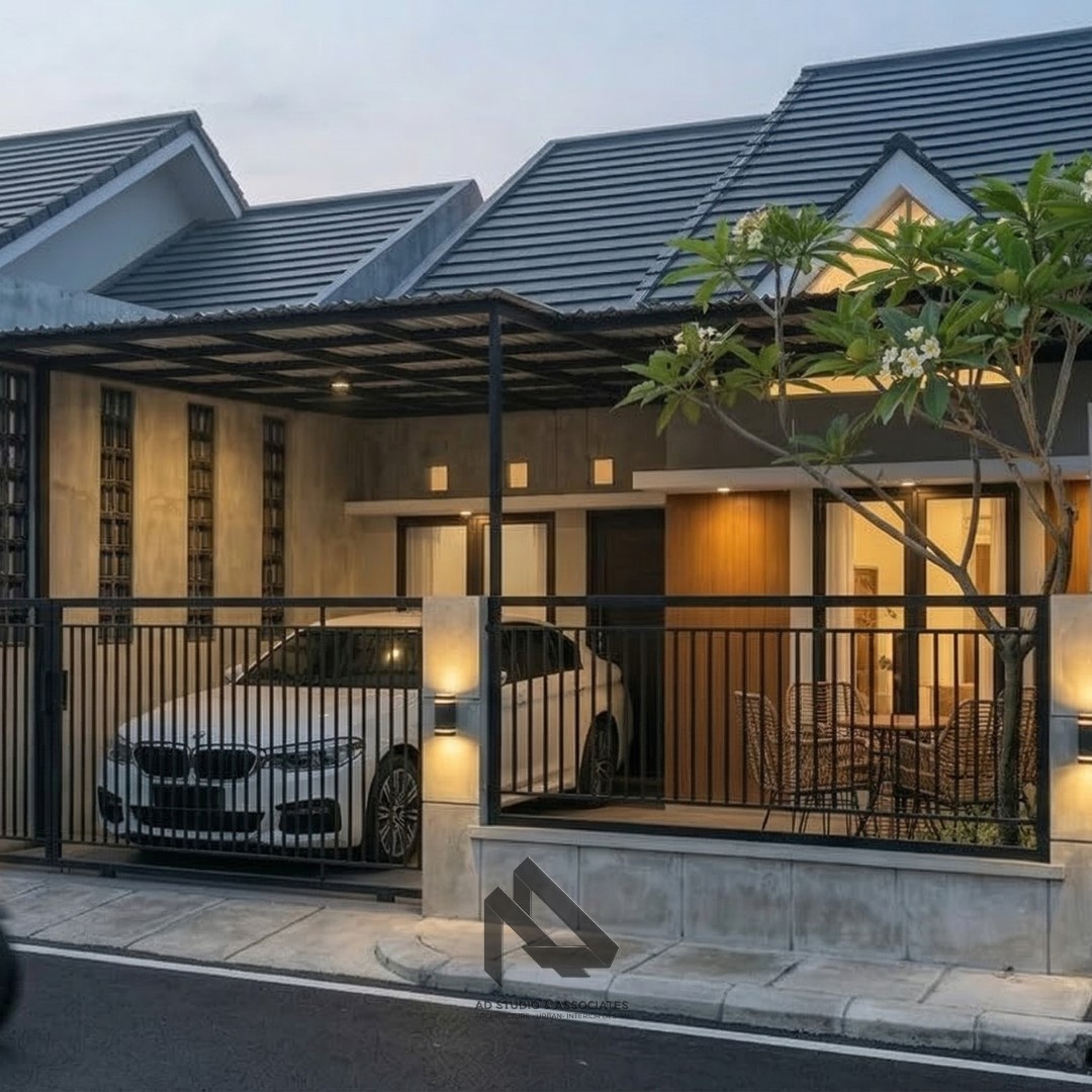 Rumah Modern tropis 6.2x15