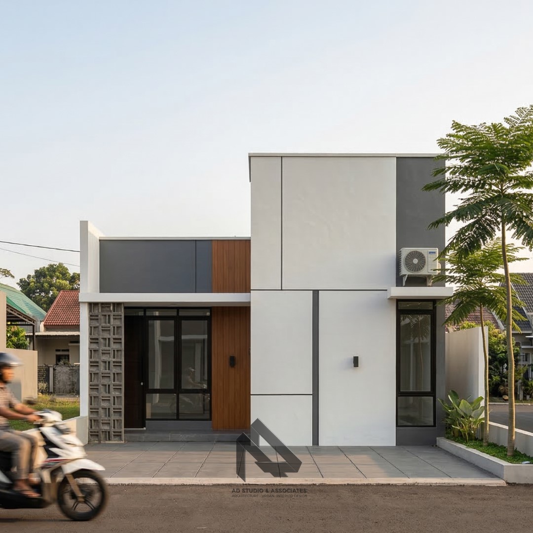 Rumah modern 1 lantai 6,5x9.8