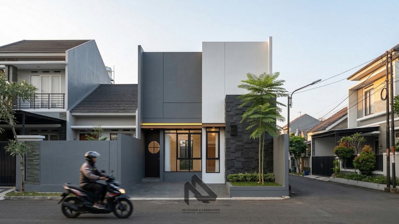 Rumah Modern 1 Lantai 6x15