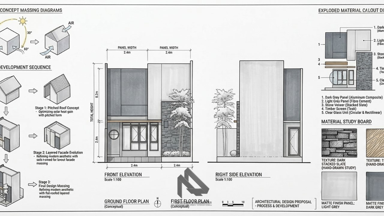 Rumah Modern 1 Lantai 6x15