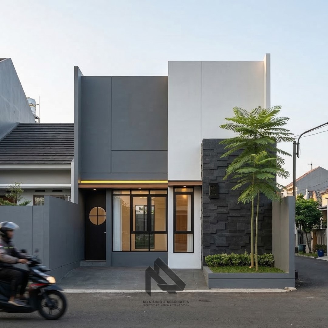 Rumah Modern 1 Lantai 6x15