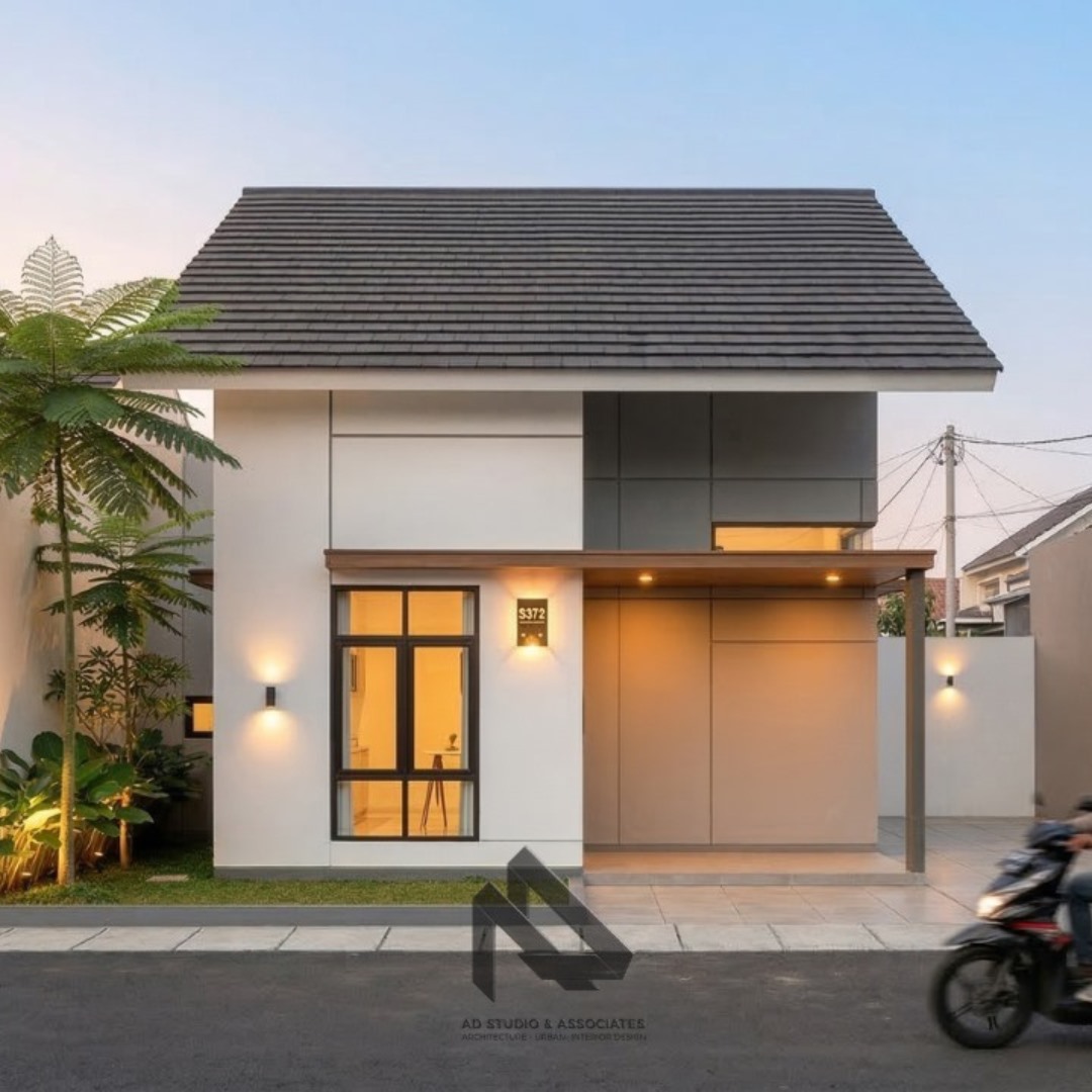 Rumah Modern 1 Lantai 14x14.5