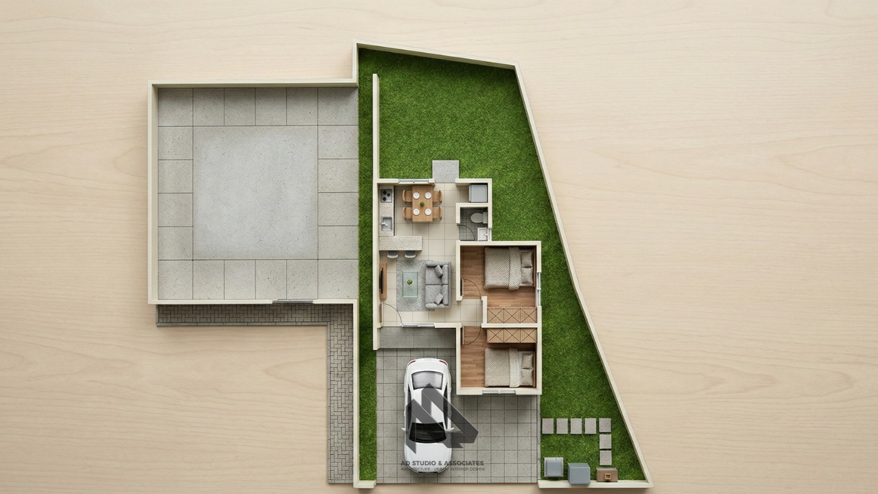 Desain Rumah Japandi 1 Lantai