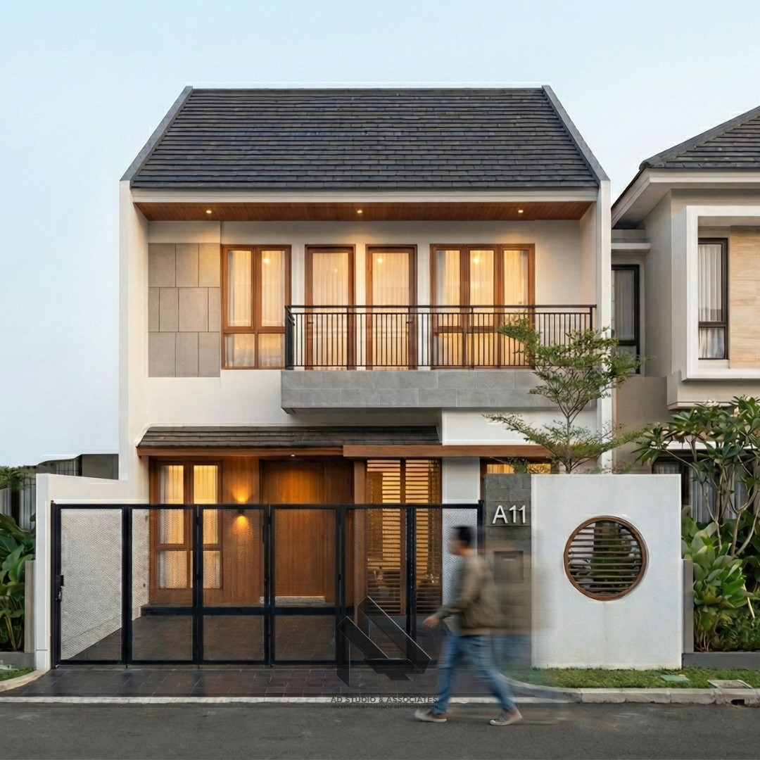 DESAIN RUMAH MEWAH MODERN ELEGAN