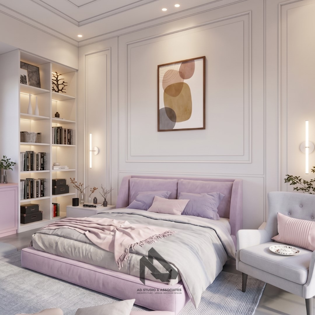 KAMAR TIDUR WARNA PASTEL