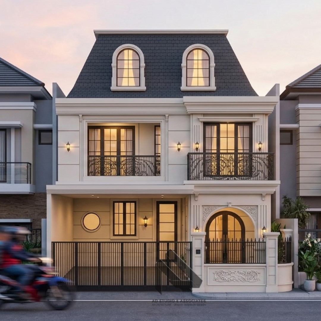 RUMAH KLASIK MODERN ARSITEKTUR PREMIUM