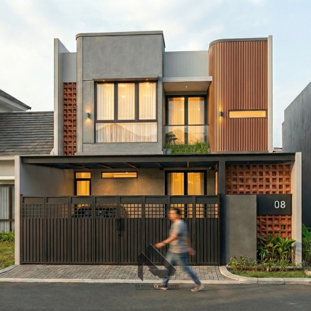 rumah mewah 2 lantai