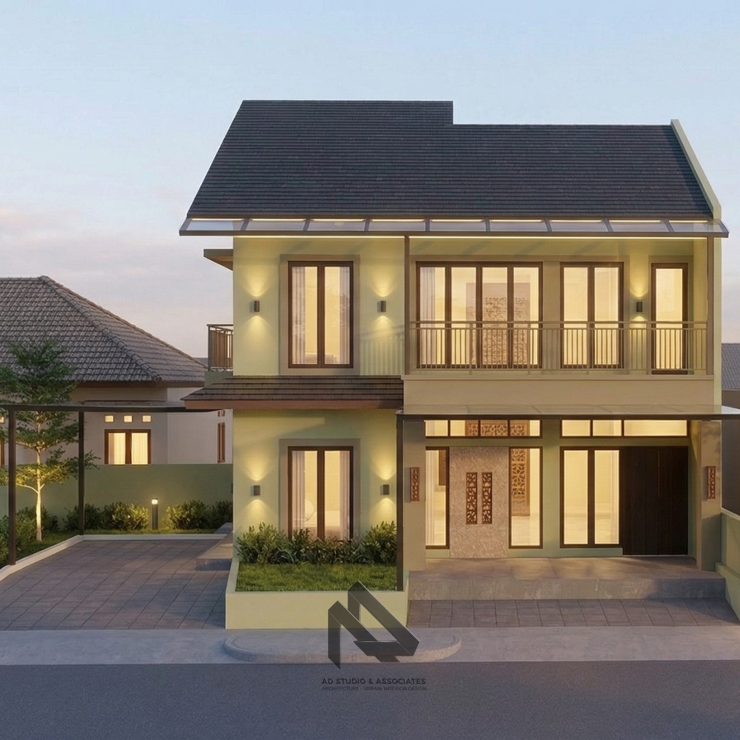 DESAIN RUMAH 2 LANTAI TERBAIK MODERN