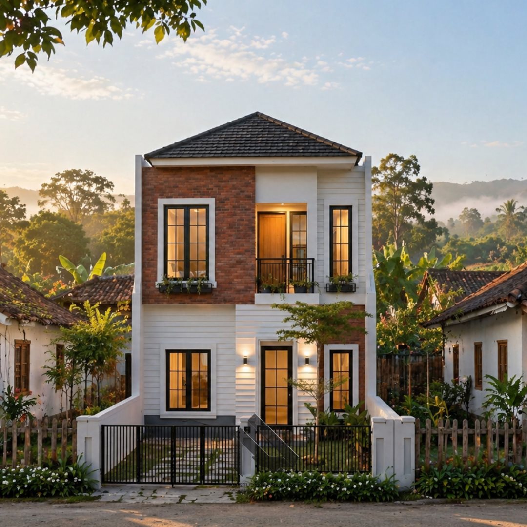 Rumah Minimalis Sederhana di Desa