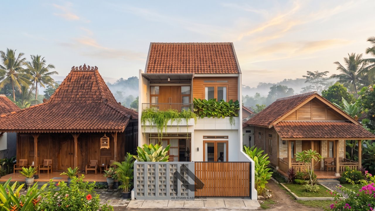 Rumah Minimalis Sederhana di Desa