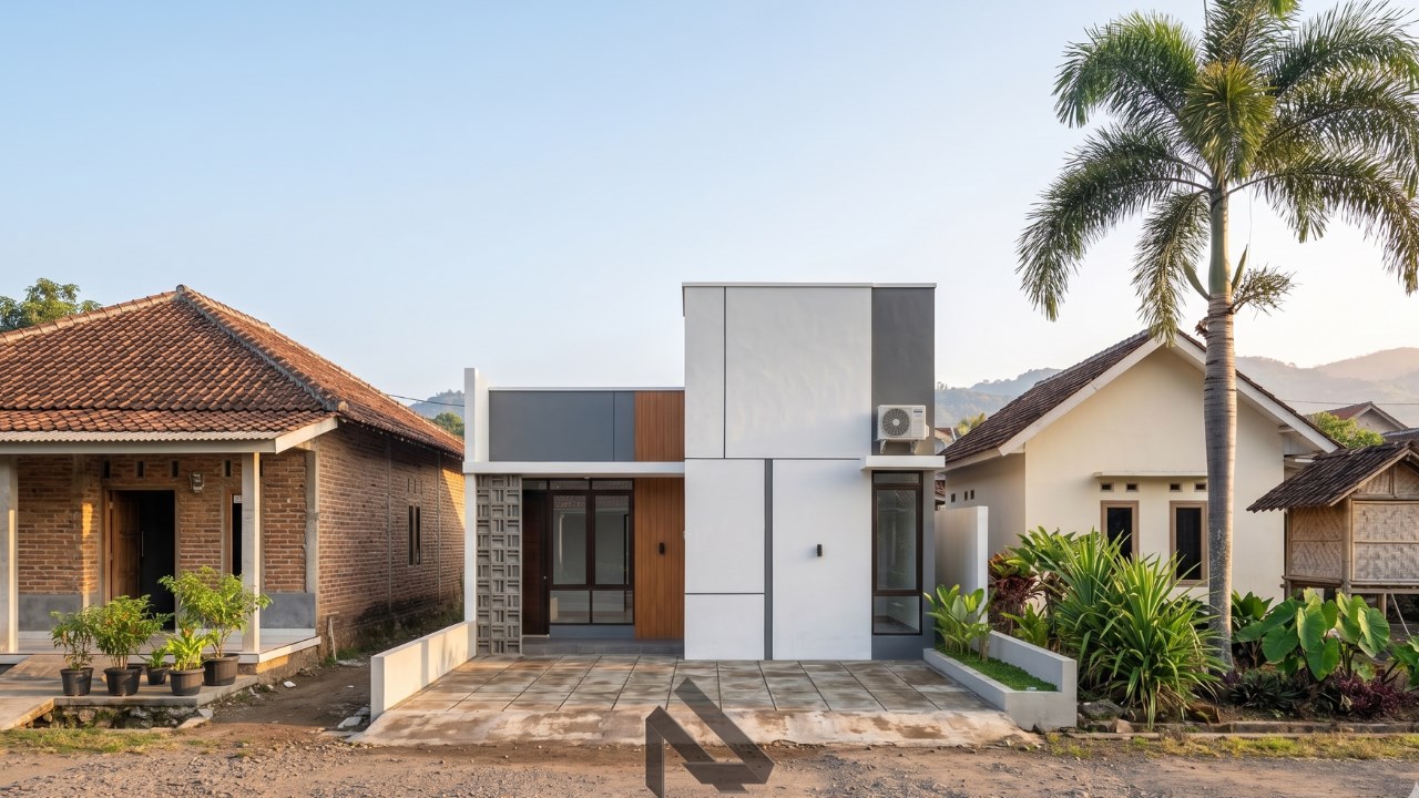 Rumah Minimalis Sederhana di Desa