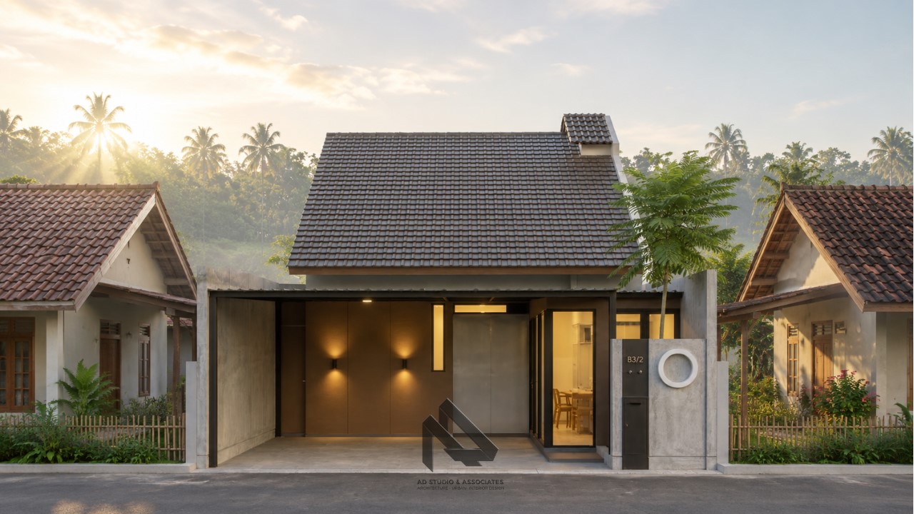 Rumah Minimalis Sederhana di Desa
