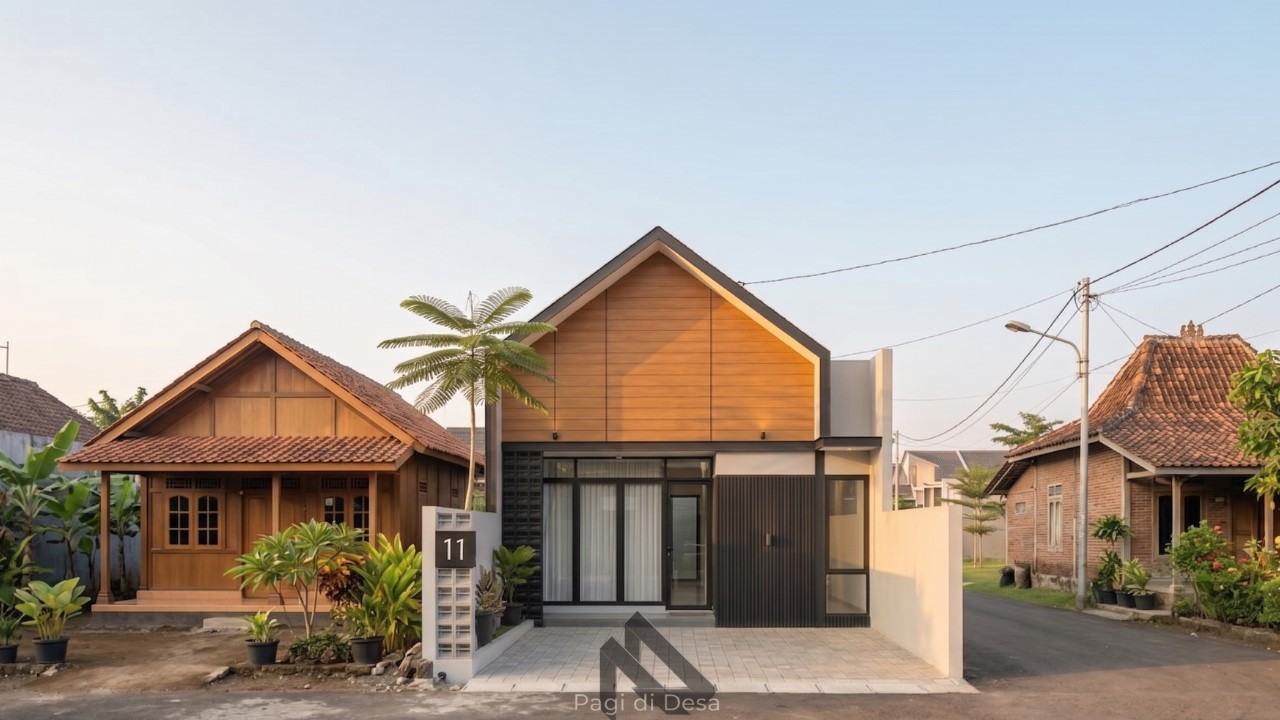 Rumah Minimalis Sederhana di Desa